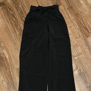 lululemon wide leg pants with ties